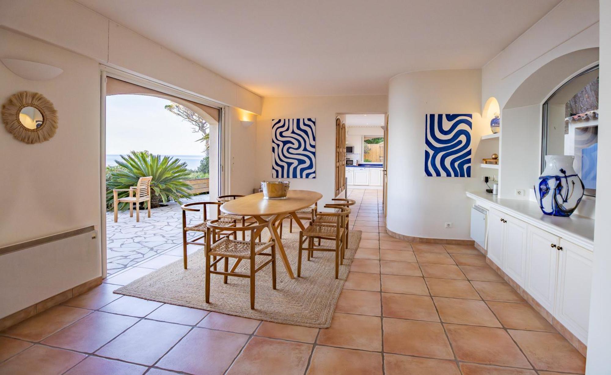Superbe Villa, Incroyable Vue Mer, Piscine Chauffee, Climatisee Sainte-Maxime Exterior foto